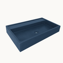 Newton Concrete Vessel Sink – 28" with Deck Mount