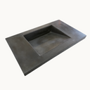 Ramp Integrated Concrete Sink – 18" Basin