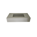 Rectangle Integrated Concrete Sink – 20" Basin