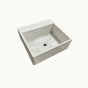 Curie Concrete Vessel Sink with Deck Mount 4 SIZES