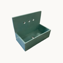 24” Hawking Wall-Mounted Concrete Sink with Integrated Backsplash