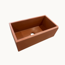 Farmhouse Apron Concrete Sink – 30" Single Bowl