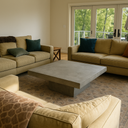 Concrete Coffee Table Square— Pedestal Style