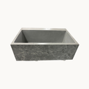Farmhouse Apron Concrete Sink – 30" Single Bowl