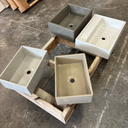 Curie Concrete Vessel Sink 4 sizes
