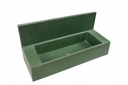Kepler Wall-Mounted Concrete Sink – 36" with Backsplash