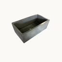 Farmhouse Apron Concrete Sink – 30" Single Bowl