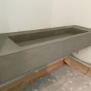 Trough Integrated Concrete Sink – 44" Basin