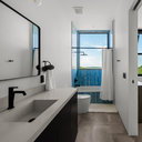 Rectangle Integrated Concrete Sink – 16" Basin