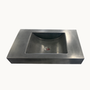 Half Barrel Concrete Sink – Integrated 16" Basin