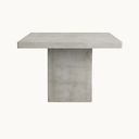 Concrete Dining Table Square— Pedestal Style