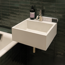 Curie Concrete Vessel Sink with Deck Mount 4 SIZES